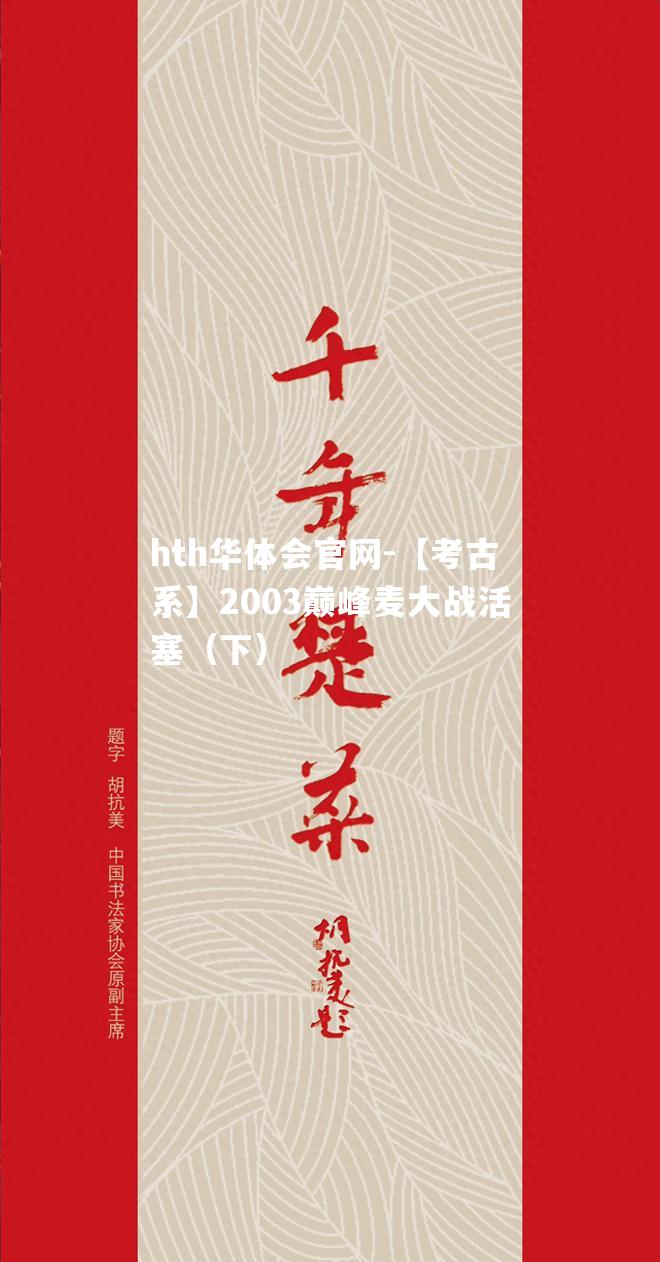 hth华体会官网-【考古系】2003巅峰麦大战活塞（下）